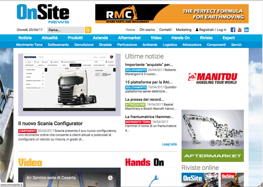 Capoverso Editrice pubblica il nuovo progetto media Onsitenews.it