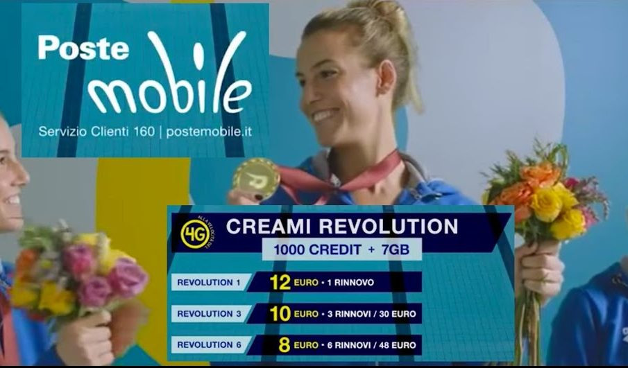 PosteMobile fa un tuffo con Tania Cagnotto per promuovere “Creami Revolution”