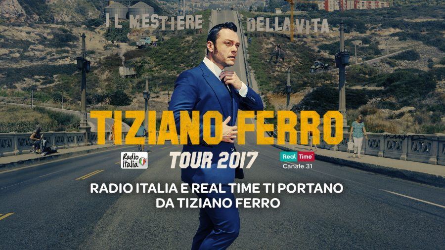 Radio Italia e Real Time pronte a portare i fan dalla star Tiziano Ferro