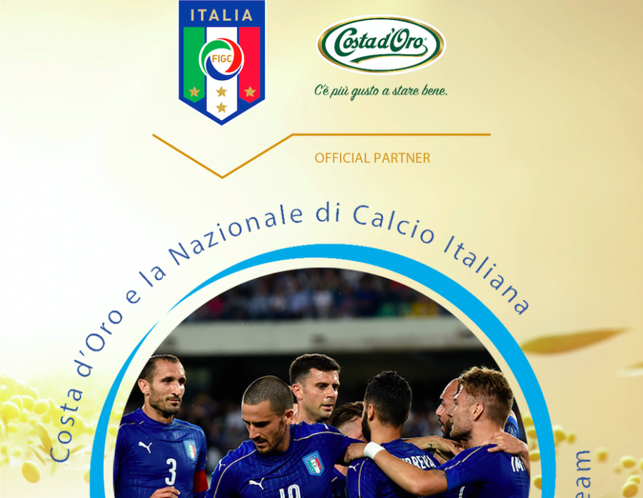 Costa d’Oro sarà Official Partner della Nazionale Italiana di Calcio a Russia 2018