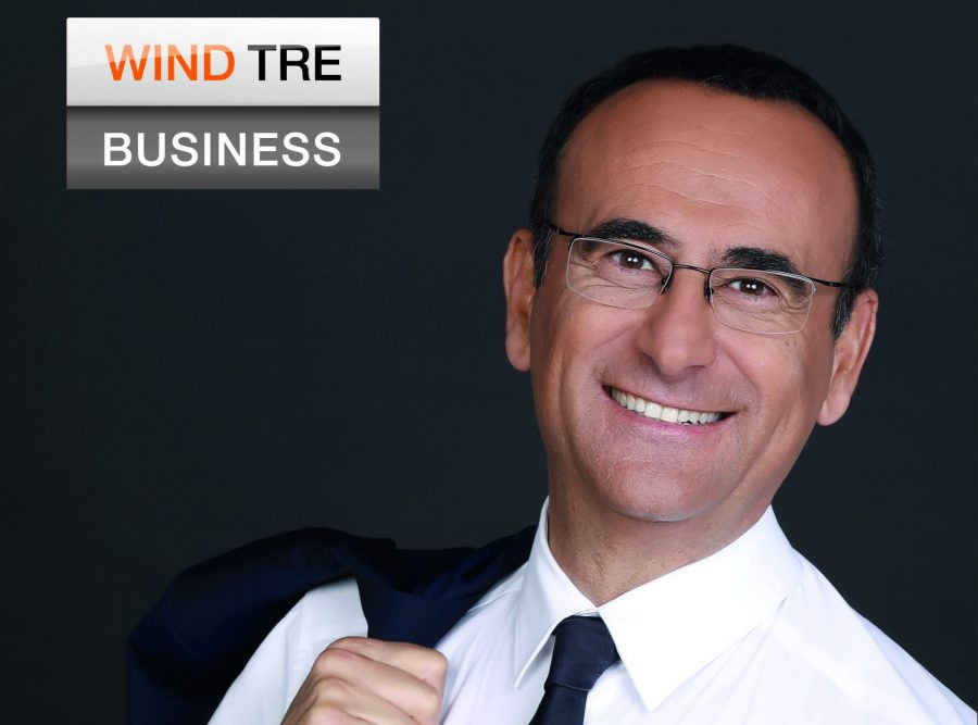 Wind Tre Business: al via la prima campagna con Carlo Conti testimonial