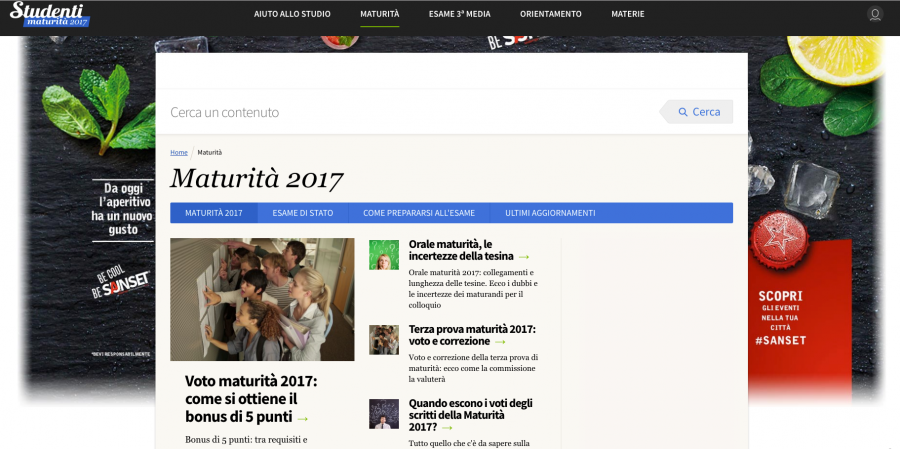 Con la Maturità, il sito di Mondadori Studenti segna un traffico record