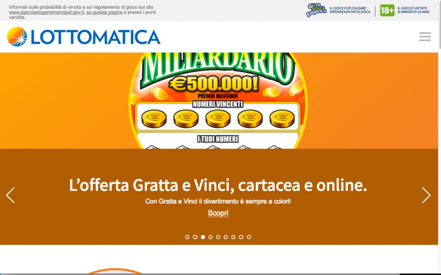 Shaman disegna il nuovo sito corporate di Lottomatica Italia