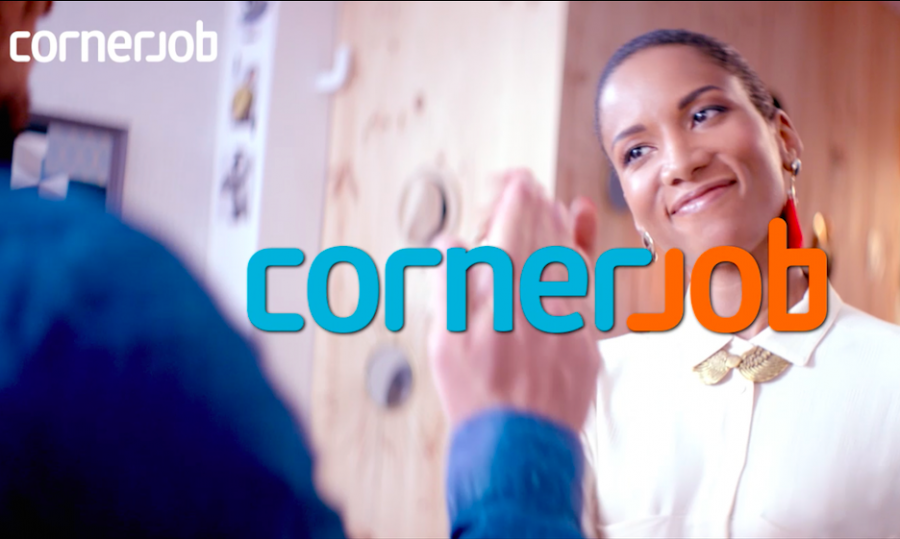 Una potente call to action per CornerJob, realizzata dall’agenzia la chose