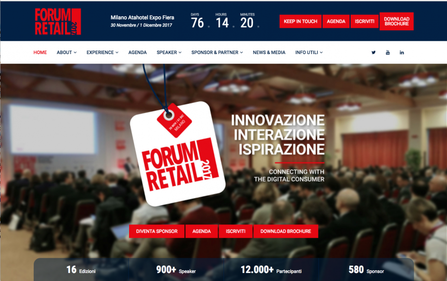 Contenuti, innovazione e nomi di prestigio per la 17esima edizione del Forum Retail a Milano