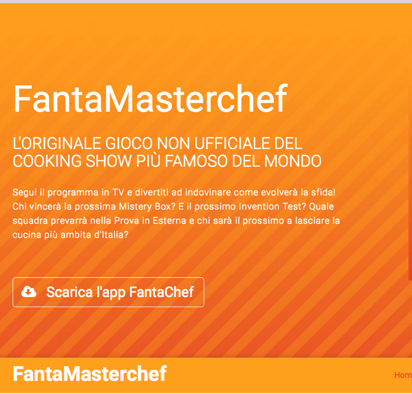 Un’app dedicata per entrare nel mondo di FantaMasterchef