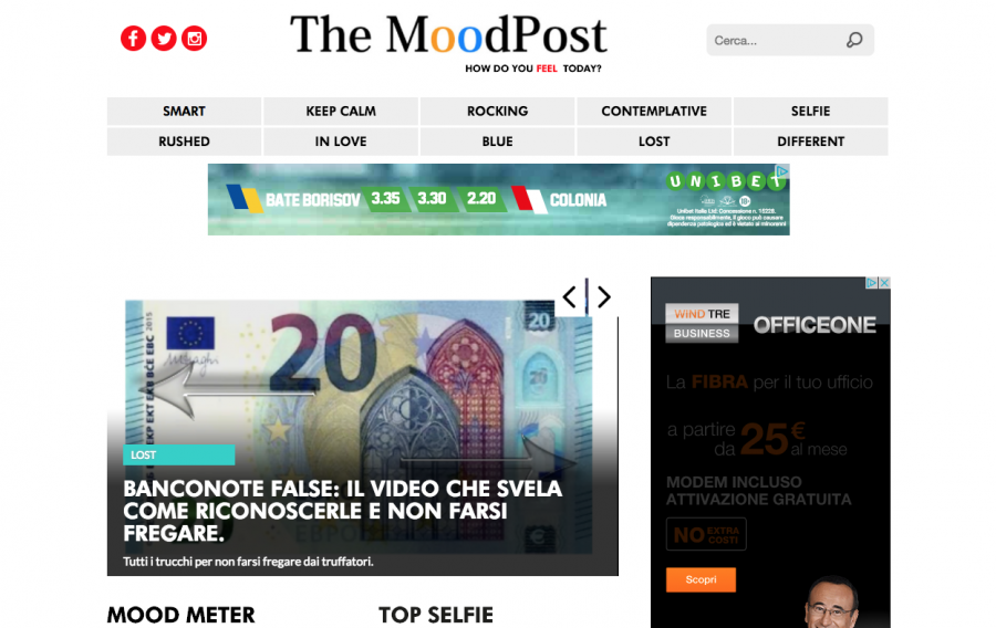 The MoodPost spegne tre candeline e punta sul formato video