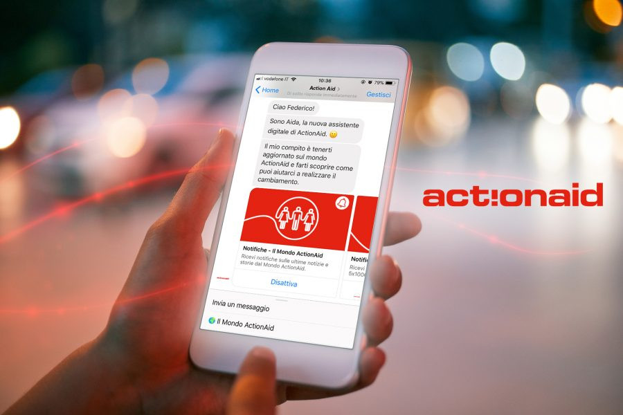 ActionAid lancia Aida, il nuovo chatbot su Facebook Messenger: firma Imille