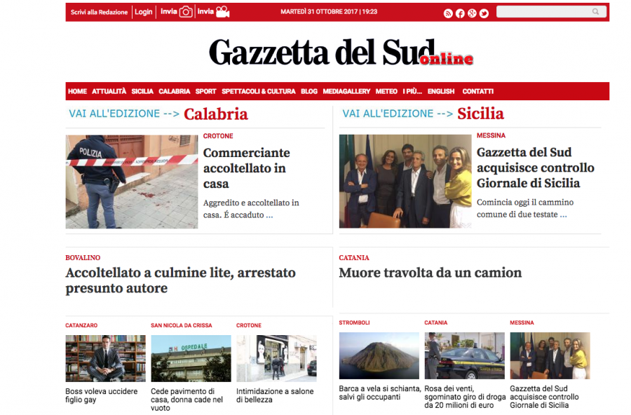 Ses - Gazzetta del Sud acquisisce il controllo del Giornale di Sicilia