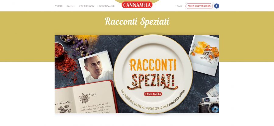 Gruppo Montenegro affida a Stylum un progetto di collaborazione tra le spezie Cannamela e lo chef Apreda