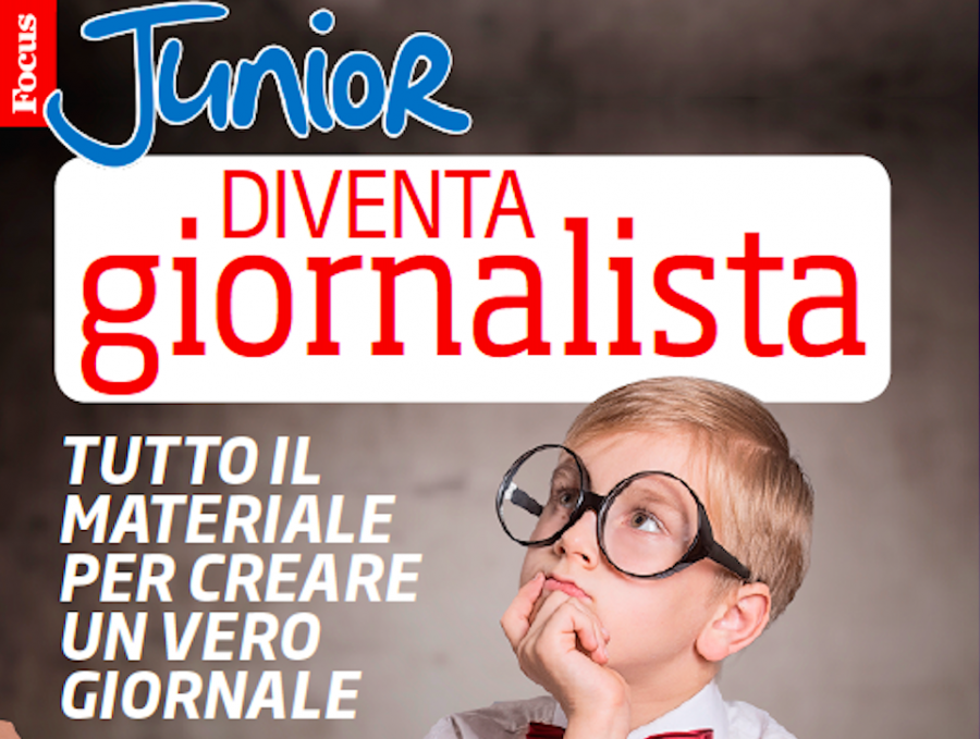 S’intitola “Diventa giornalista” il cofanetto regalo di Focus Junior, è in vendita in tutta Italia