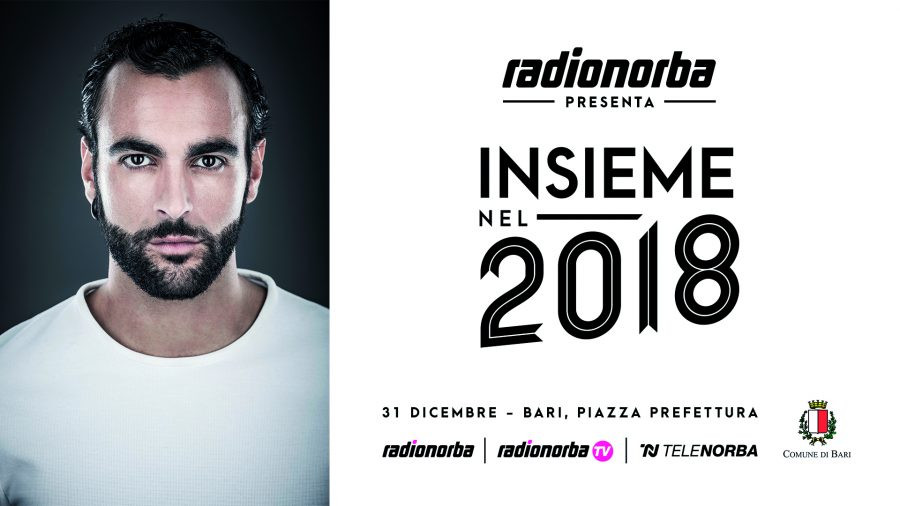 La piazza di Bari accoglie il 2018 insieme a Marco Mengoni e la produzione di Radionorba
