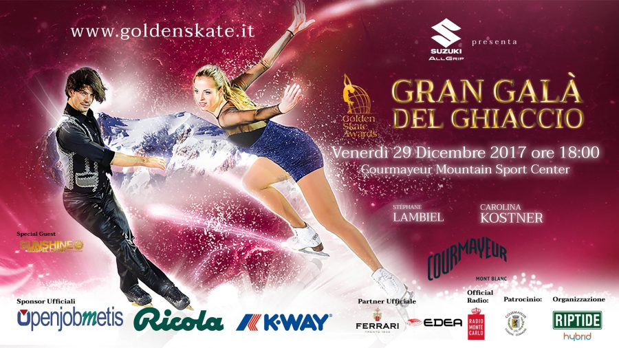 Ritorna anche quest’anno Golden Skate Awards/Gran Galà del Ghiaccio, organizzazione curata da Riptide