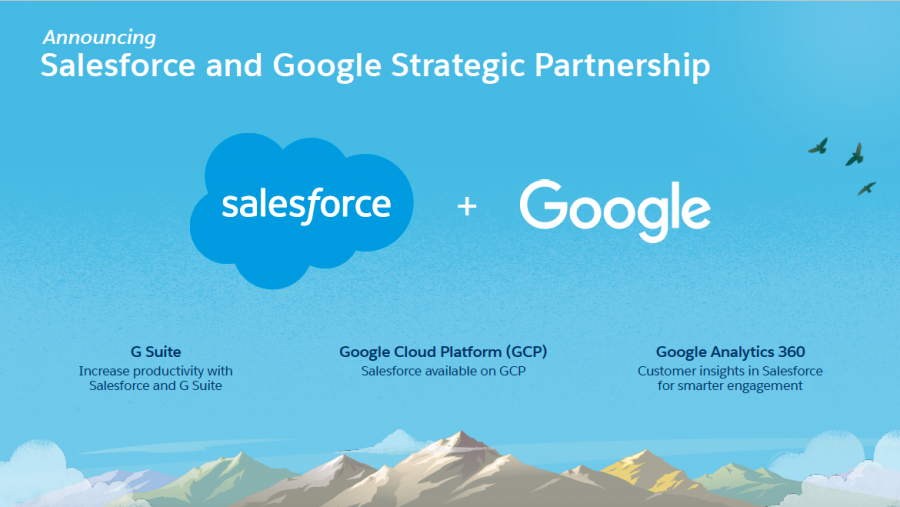 Google e Salesforce svelano i primi elementi della loro partnership per i servizi di cloud