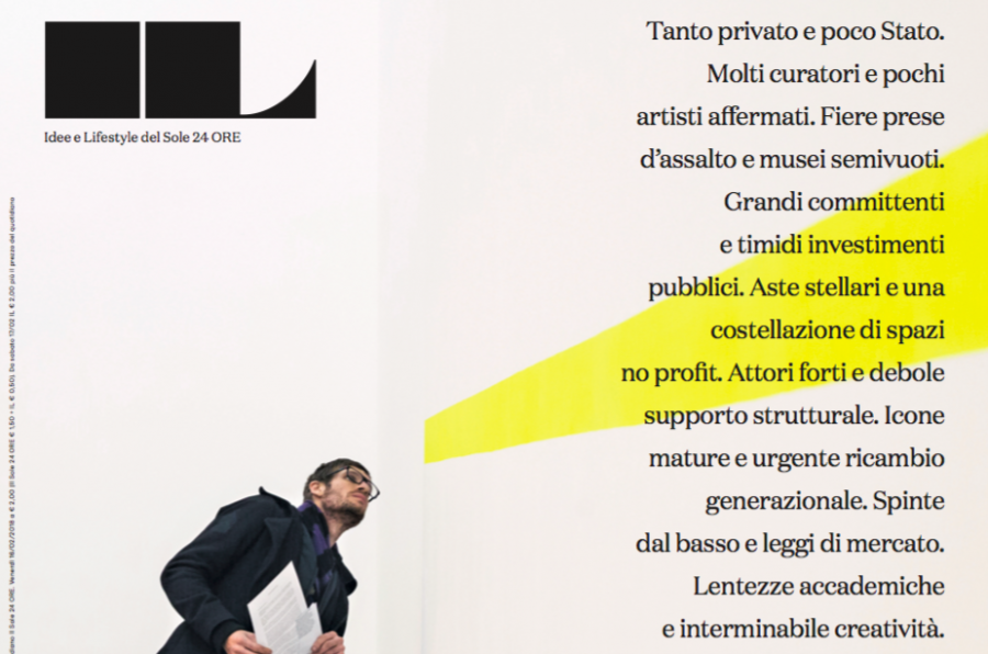 Viaggio nell’Italia dell’arte contemporanea su IL, in edicola da domani
