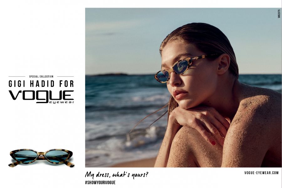 DLVBBDO e Vogue Eyewear di nuovo insieme per una nuova collezione firmata da Gigi Hadid