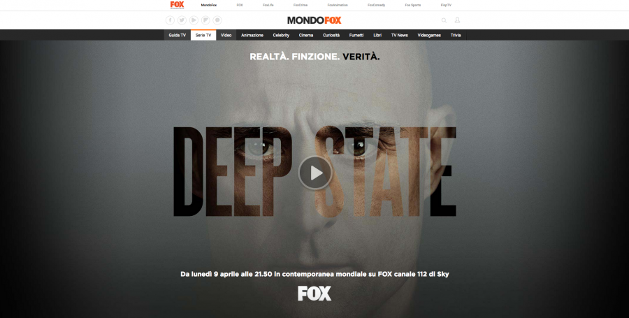 Per “Deep State” Fox coinvolge tre giornalisti e lancia una campagna digitale