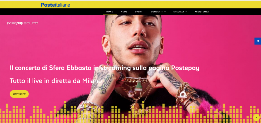Torna la musica dal vivo targata Areaconcerti e Postepay