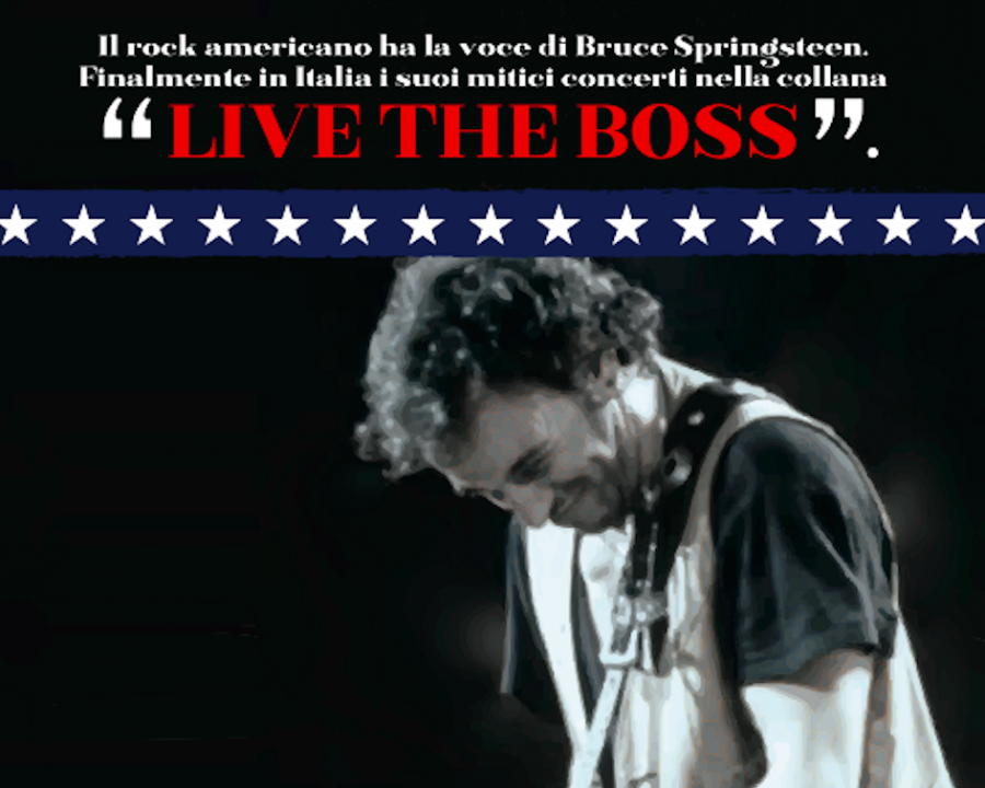 “Live the Boss” di Bruce Springsteen è in uscita  con Corriere dello Sport – Stadio, Tuttosport e Il Giornale