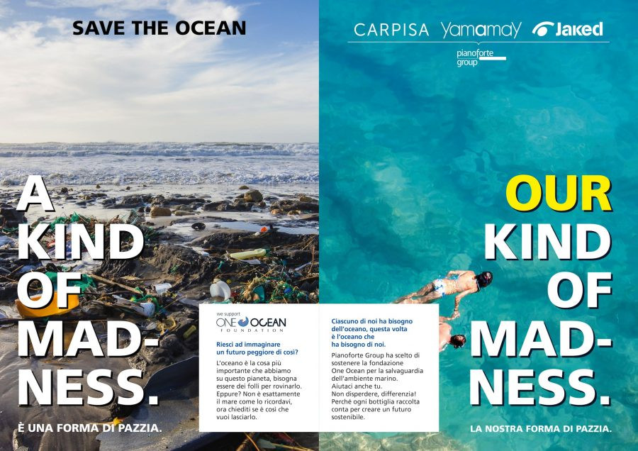 Carpisa e Jaked per la tutela dell’ambiente marino: al via la campagna “Save the Ocean” di Pensiero Visibile
