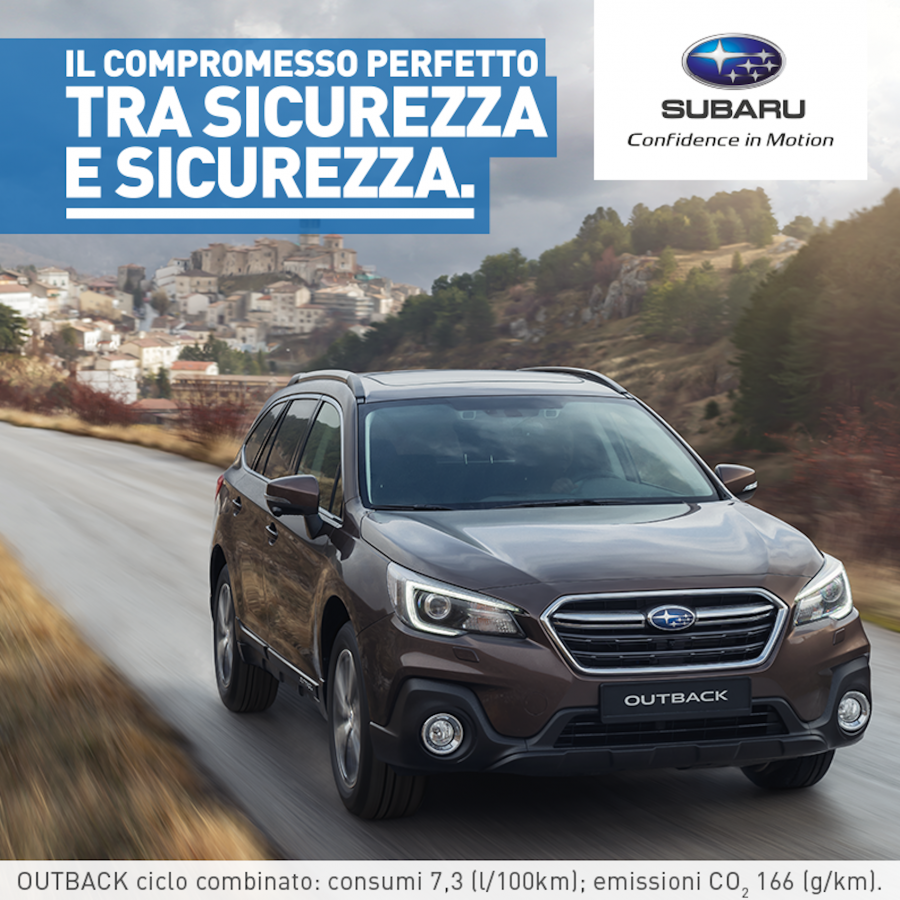 Debutta Subaru Outback, firma Cernuto Pizzigoni & Partners