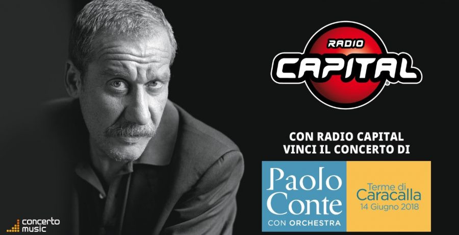 Con Radio Capital in palio il concerto di Paolo Conte a Roma