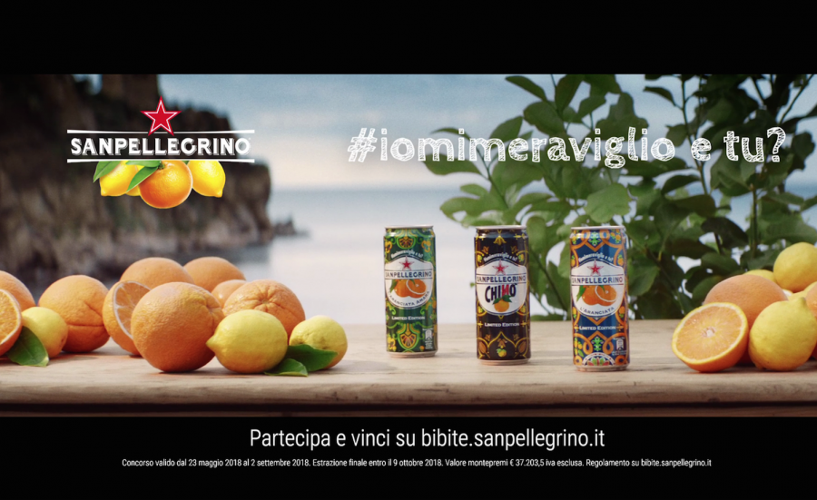 Sanpellegrino: il concept #IoMiMeraviglio di WIP Italia evolve in campagna tv per le Bibite; con gli altri brand, il budget del 2018 viene incrementato