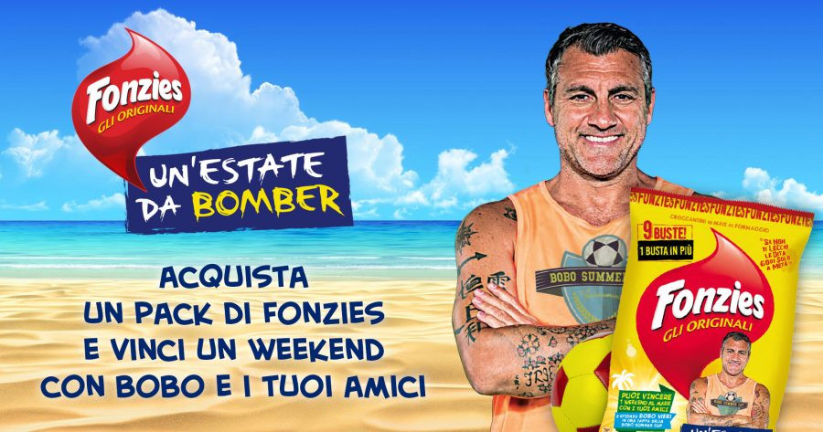 Per un’estate da bomber, Fonzies punta su ZooCom e Bobo Vieri