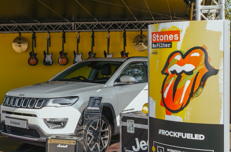 AWE Events produce per Jeep il roadshow legato al nuovo tour europeo degli intramontabili Rolling Stones