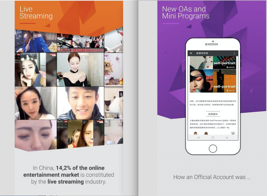 Digital Retex presenta i nuovi servizi di WeChat: Storefront, Iconic, live streaming, e pubblicità
