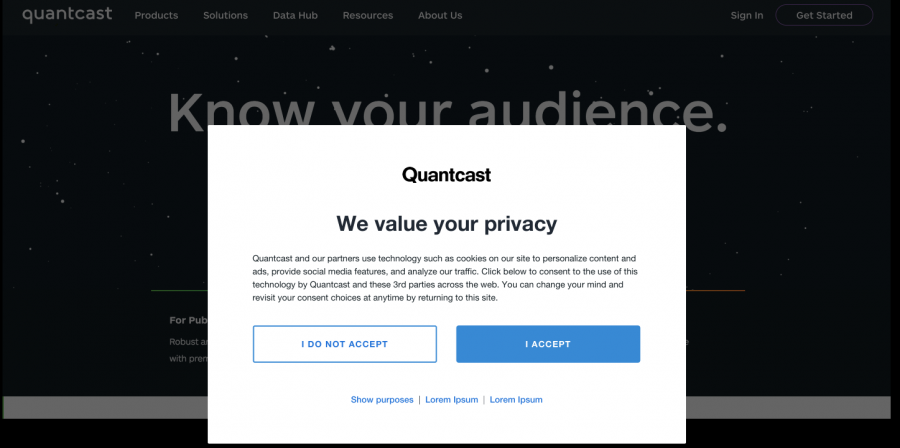 Presentato al mercato il prodotto gratuito Quantcast Choice