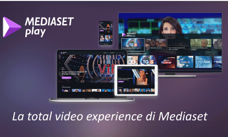 Debutta il nuovo Mediaset Play, per mobile, smart tv e desktop