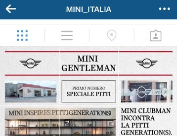 Mini, prima volta su Instagram con We Are Social  al Pitti Uomo 89