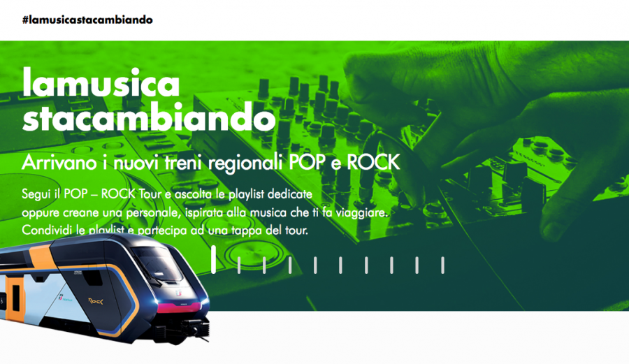 #Lamusicastacambiando: Trenitalia, insieme a OMD, Fuse e Areaconcerti, lancia i nuovi treni regionali Pop e Rock