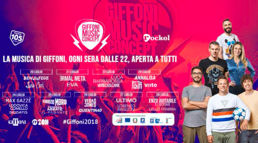 Radio 105 è per la prima volta  radio ufficiale del Giffoni Film Festival 2018