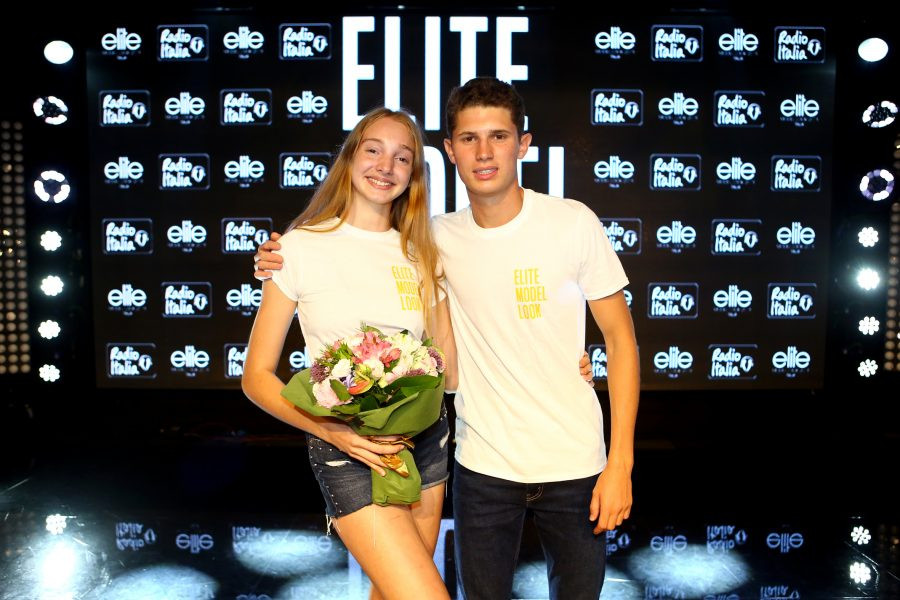 Beatrice Gasparini e Alberto Boschetti vincitori di “Elite Model Look Italia 2018” al Verti Music Place di Radio Italia