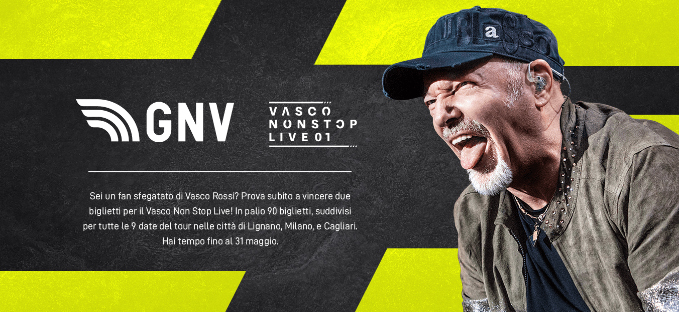 GNV e KIWI insieme per i fan più sfegatati di Vasco