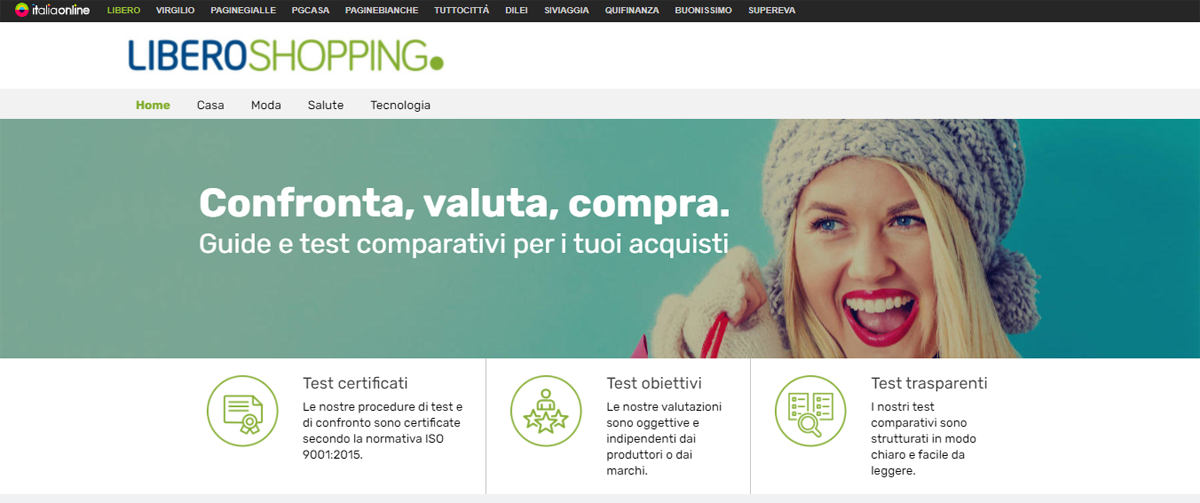 Italiaonline presenta Libero Shopping, portale dedicato agli acquisti online