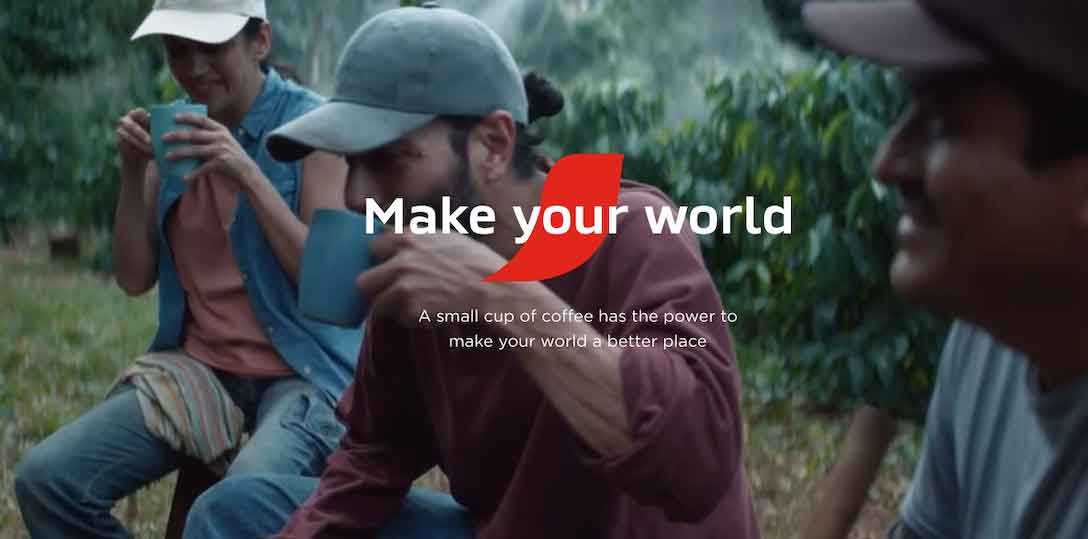 Nescafé lancia la nuova piattaforma “Make your world” con una adv pan-europea sulla sostenibilità ideata da Publicis Worldwide