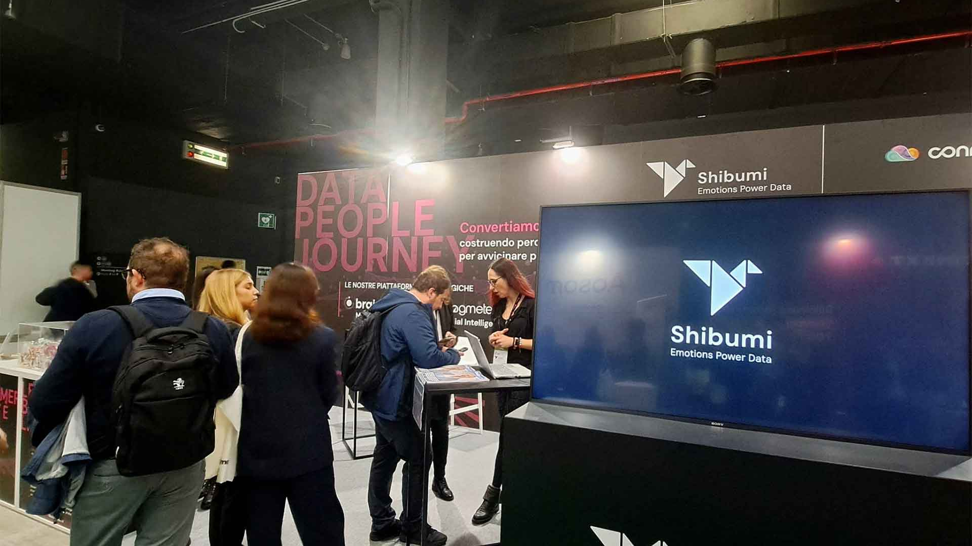 Shibumi al Netcomm Forum con  un proprio spazio dedicato al Data People Journey