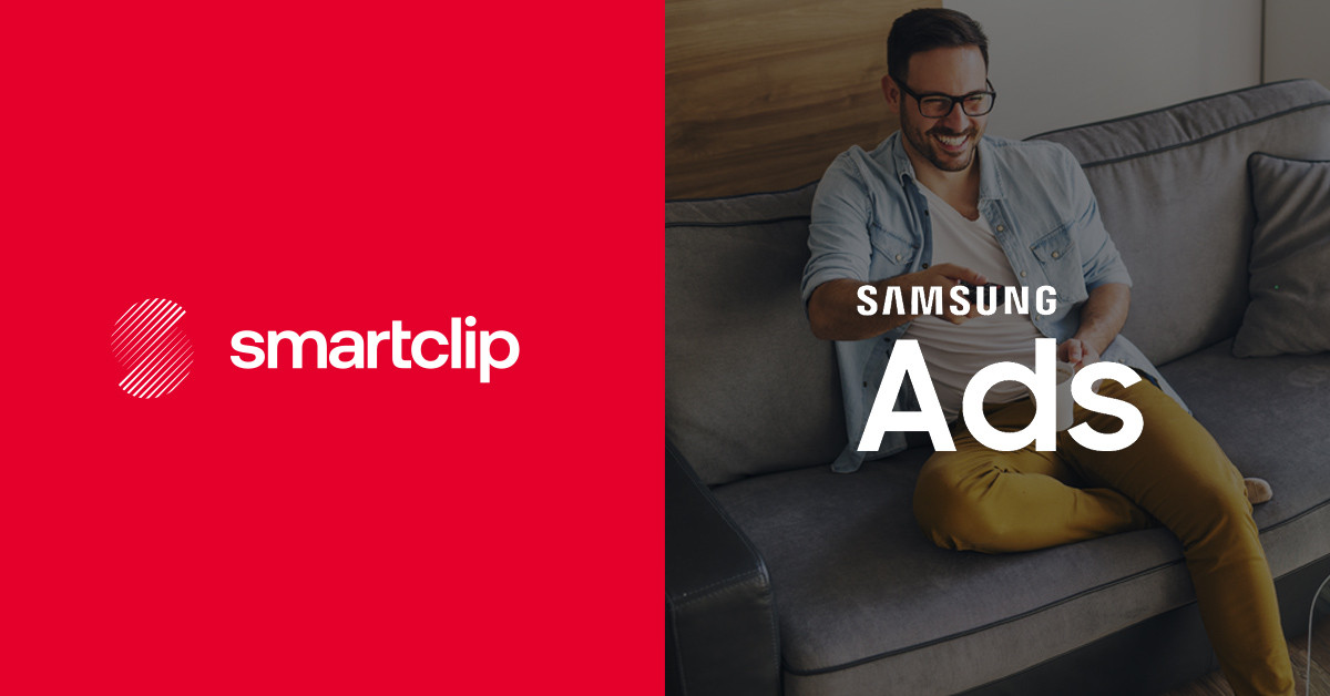 smartclip e Samsung Ads insieme per la pianificazione su Connected Tv