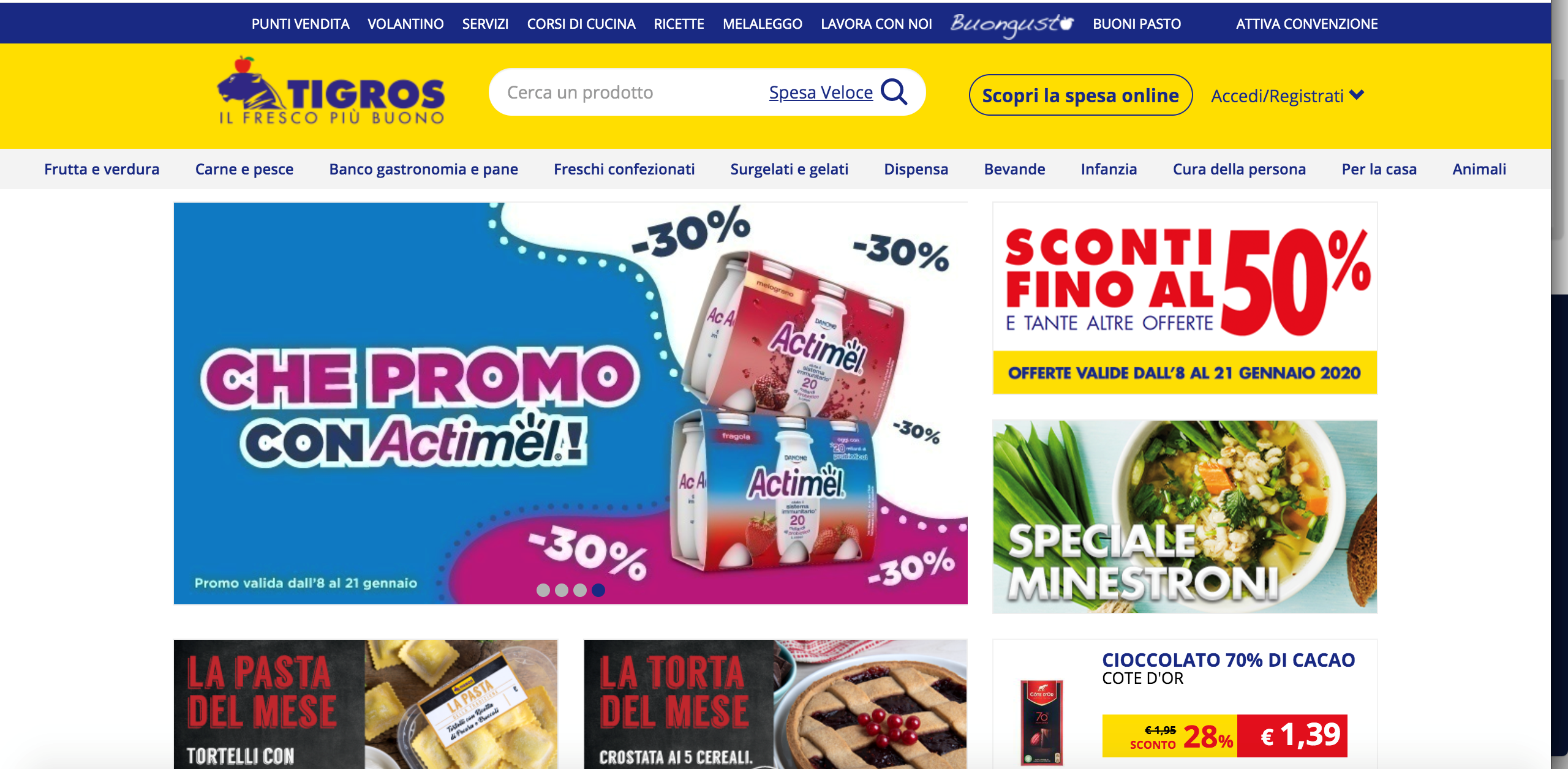 TIGROS, a ReStore Media la gestione degli spazi advertising del sito ecommerce